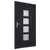 Produktbild 4 för Ytterdörr antracit 98x208 cm PVC