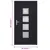 Produktbild 10 för Ytterdörr antracit 98x208 cm PVC