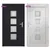 Produktbild 6 för Ytterdörr antracit 98x190 cm PVC