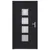 Produktbild 3 för Ytterdörr antracit 98x208 cm PVC