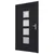 Produktbild 4 för Ytterdörr antracit 98x208 cm PVC