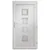 Produktbild 5 för Ytterdörr antracit 98x208 cm PVC