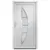 Produktbild 3 för Ytterdörr vit 98x200 cm PVC