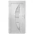 Produktbild 5 för Ytterdörr vit 98x208 cm PVC