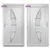 Produktbild 6 för Ytterdörr vit 108x200 cm PVC