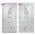 Produktbild 6 för Ytterdörr vit 88x200 cm PVC