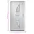 Produktbild 10 för Ytterdörr vit 98x190 cm PVC