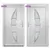 Produktbild 6 för Ytterdörr vit 98x200 cm PVC