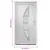 Produktbild 10 för Ytterdörr vit 98x200 cm PVC