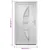 Produktbild 10 för Ytterdörr vit 108x200 cm PVC