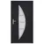 Produktbild 3 för Ytterdörr antracit 98x208 cm PVC