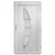 Produktbild 5 för Ytterdörr antracit 98x208 cm PVC