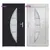 Produktbild 6 för Ytterdörr antracit 98x208 cm PVC