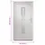 Produktbild 10 för Ytterdörr vit 98x190 cm PVC