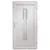 Produktbild 4 för Ytterdörr vit 98x200 cm PVC