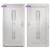 Produktbild 5 för Ytterdörr vit 98x200 cm PVC