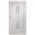 Produktbild 4 för Ytterdörr vit 108x200 cm PVC