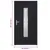 Produktbild 10 för Ytterdörr antracit 98x190 cm PVC