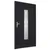 Produktbild 3 för Ytterdörr antracit 108x200 cm PVC
