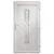 Produktbild 5 för Ytterdörr antracit 98x208 cm PVC