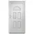 Produktbild 3 för Ytterdörr vit 88x208 cm PVC