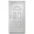 Produktbild 3 för Ytterdörr vit 98x208 cm PVC