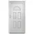 Produktbild 3 för Ytterdörr vit 110x210 cm PVC