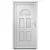 Produktbild 3 för Ytterdörr vit 98x198 cm PVC