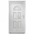 Produktbild 3 för Ytterdörr vit 88x200 cm PVC