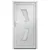 Produktbild 3 för Ytterdörr vit 88x200 cm PVC