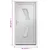 Produktbild 10 för Ytterdörr vit 88x200 cm PVC