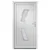 Produktbild 3 för Ytterdörr vit 88x200 cm PVC