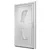 Produktbild 4 för Ytterdörr vit 88x200 cm PVC