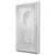 Produktbild 4 för Ytterdörr vit 98x200 cm PVC