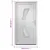 Produktbild 9 för Ytterdörr vit 108x200 cm PVC