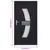 Produktbild 9 för Ytterdörr antracit 98x200 cm PVC