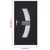 Produktbild 9 för Ytterdörr antracit 98x208 cm PVC