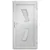 Produktbild 4 för Ytterdörr antracit 98x208 cm PVC