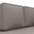 Produktbild 6 för Schäslong med kuddar och bolster taupe tyg