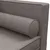 Produktbild 7 för Schäslong med kuddar och bolster taupe tyg