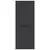 Produktbild 5 för Förvaringsskåp för trädgården svart 65x37x165 cm PP