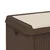 Produktbild 9 för Dnybox med sittdyna brun 125 l PP