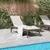 Produktbild 3 för Solsäng vit 186x60x29 cm PP