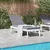 Produktbild 3 för Solsäng vit 186x60x29 cm PP