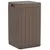 Produktbild 6 för Soptunna för utomhusbruk brun 38x38x65 cm PP