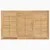 Produktbild 5 för Bataviabord 85x85x75 cm massiv teak
