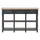 Konsolbord svart 110x30x76 cm konstruerat trä