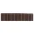 Produktbild 6 för Trädgårdsskjul brun 191x810x198 cm galvaniserat stål