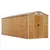 Produktbild 2 för Trädgårdsskjul ljusbrun 191x555x198 cm galvaniserat stål