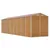 Produktbild 7 för Trädgårdsskjul ljusbrun 191x725x198 cm galvaniserat stål